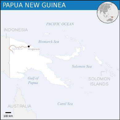 New Guinea Map